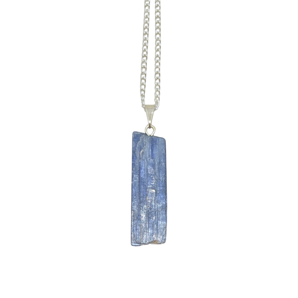 Raw Blue Kyanite Necklace