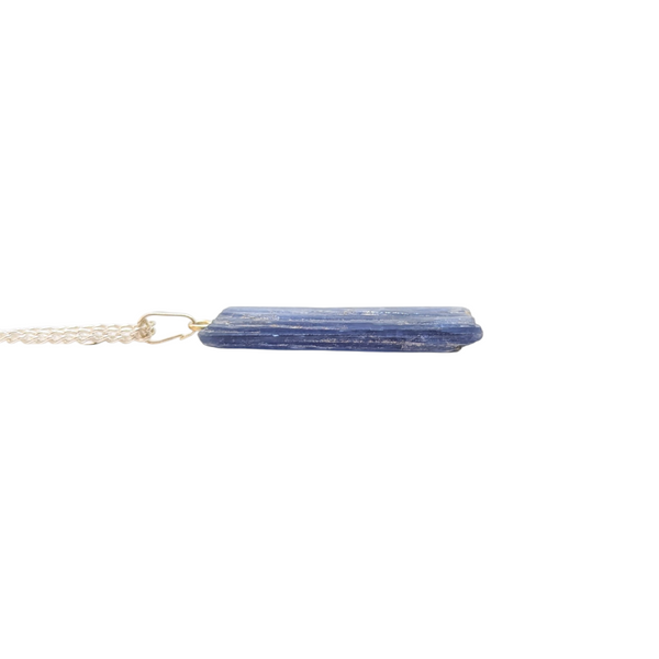 Raw Blue Kyanite Necklace