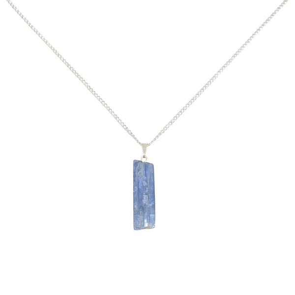 Raw Blue Kyanite Necklace