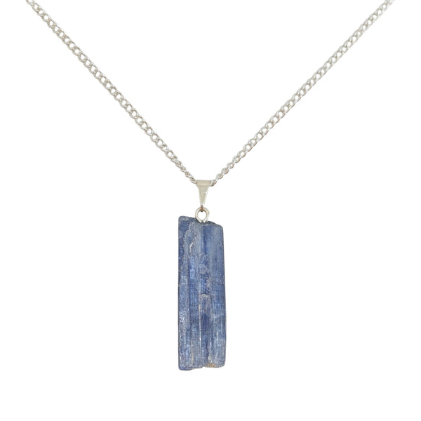 Raw Blue Kyanite Necklace