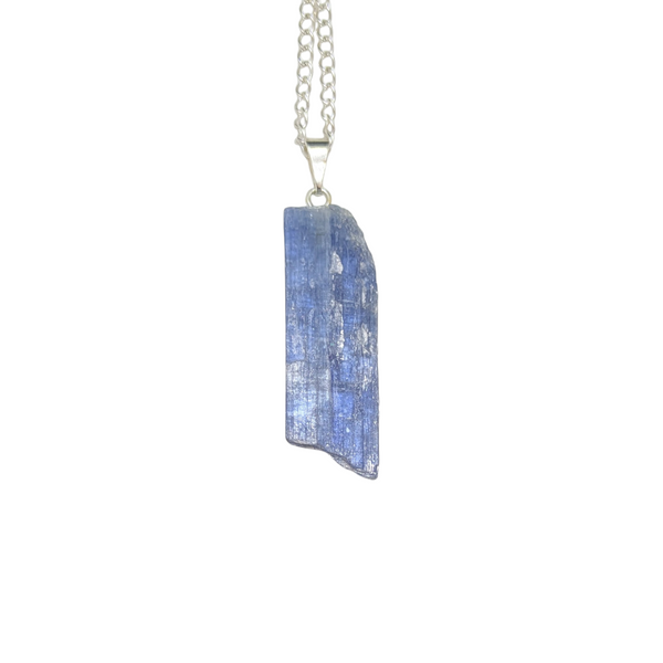 Raw Blue Kyanite Necklace