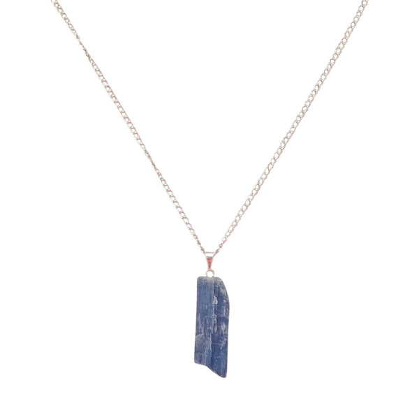 Raw Blue Kyanite Necklace