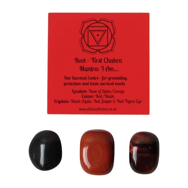Root Chakra Crystal Tumblestones - Our Survival Centre
