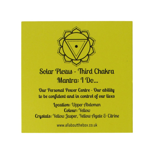 Solar Plexus Chakra Crystal Tumblestones - Personal Power Centre -