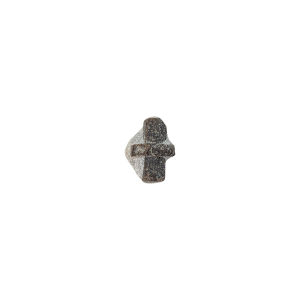 Rare Natural Staurolite Fairy Cross in Mica Schist Matrix featuring a Roman Cross 90 Degree angle - Keivy Mountains, Kola Peninsula, Russia.