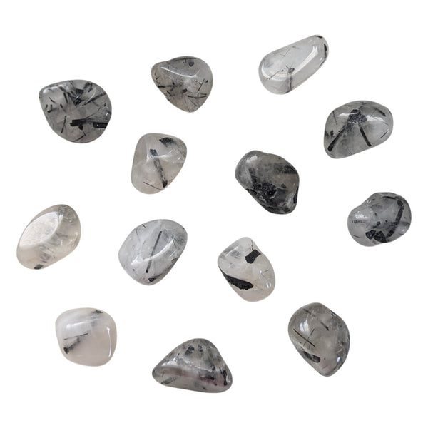Tourmalinated Quartz Tumblestone