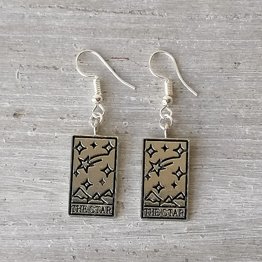 Tarot Earrings - THE STAR