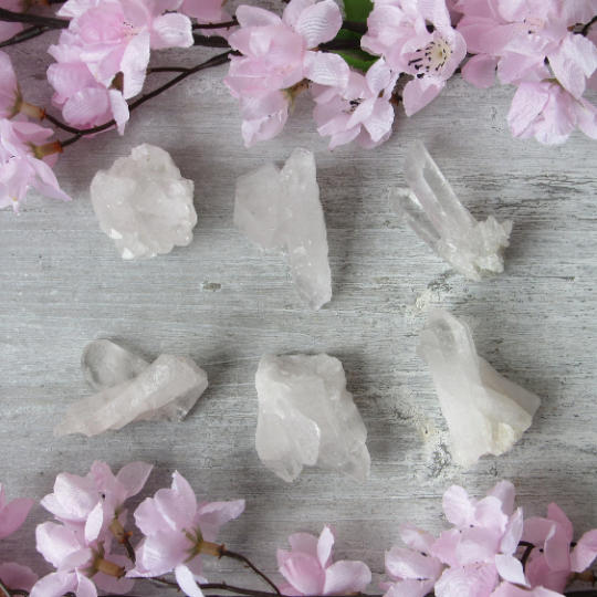 Raw Clear Quartz Points