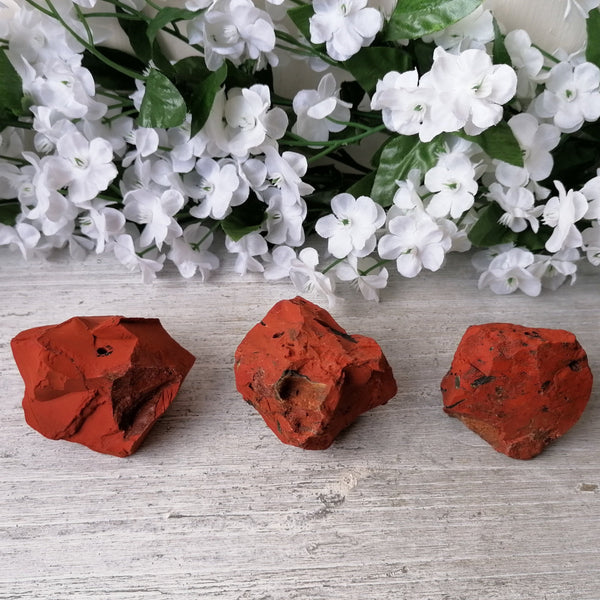 Small Raw Red Jasper Incense Holder