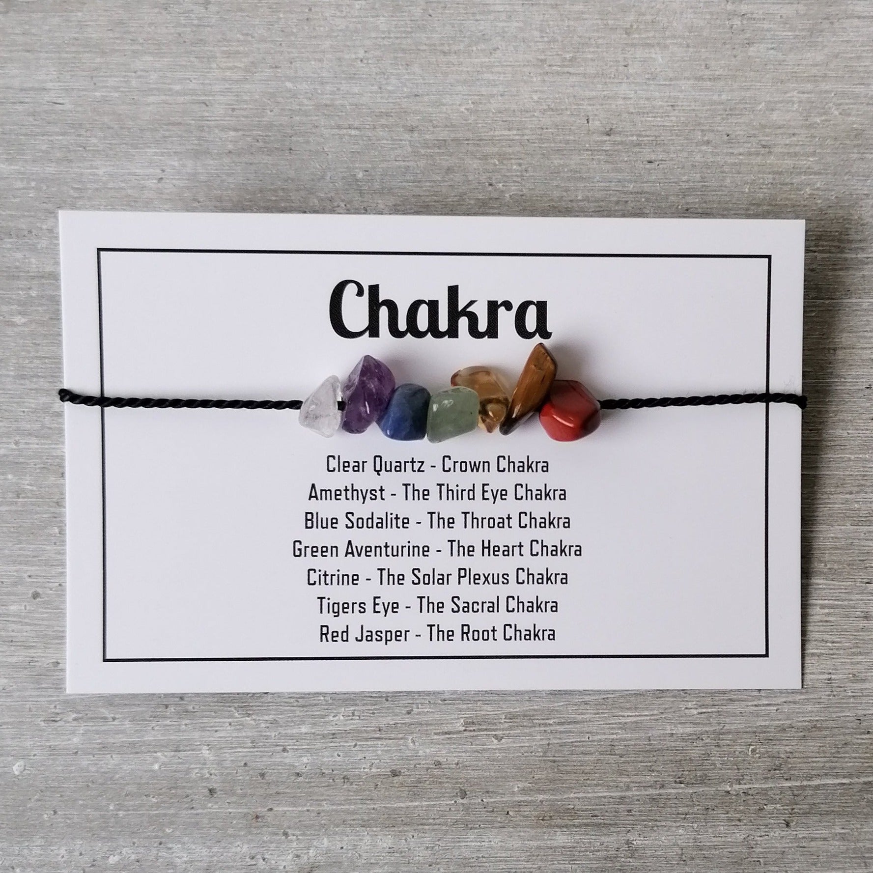 Chakra Crystal Bracelet