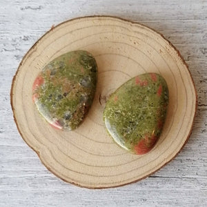 Unakite Jasper Worry Stone