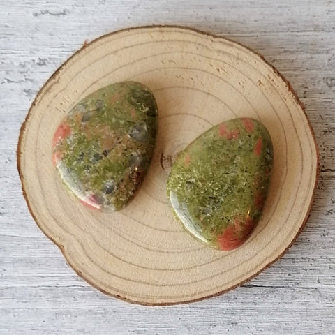 Unakite Jasper Worry Stone