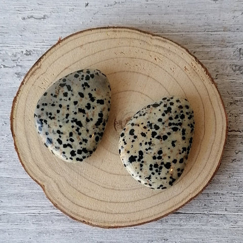 Dalmatian Jasper Worry Stone