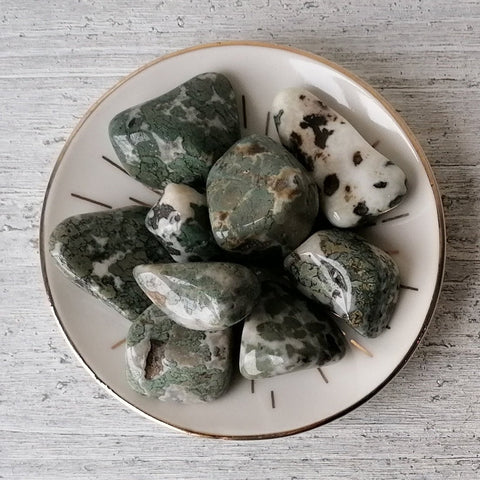 Camouflage Jasper Tumblestone