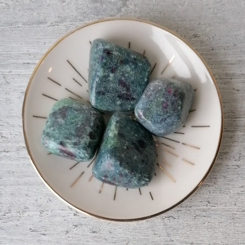 Ruby Kyanite Tumblestone