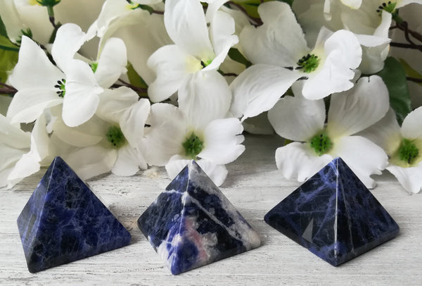 Blue Sodalite Pyramid