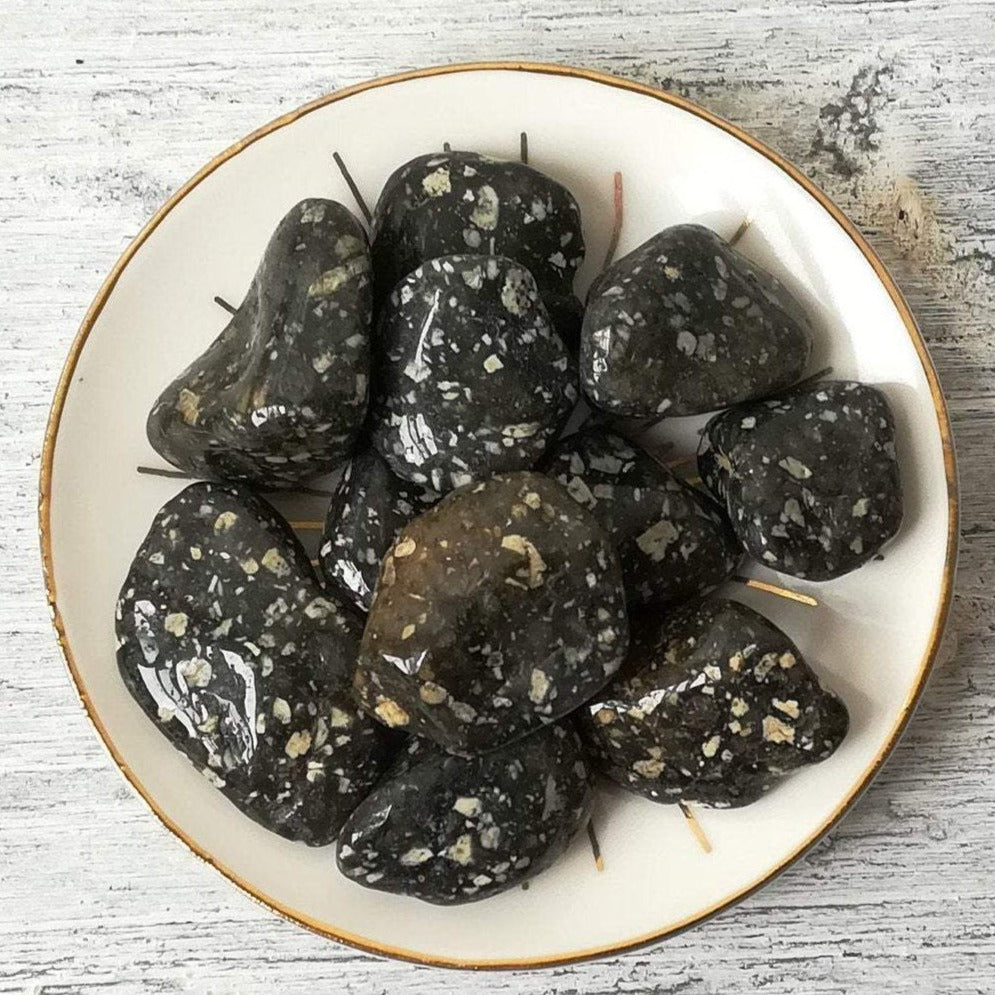 Guinea Fowl Jasper Tumblestone