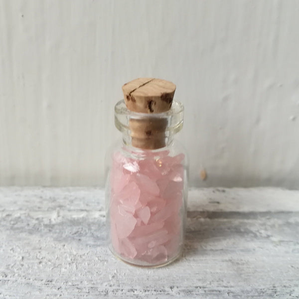 Rose Quartz - Mini Bottle Of Love & Friendship