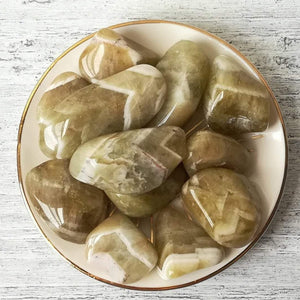 Prasiolite Tumblestone