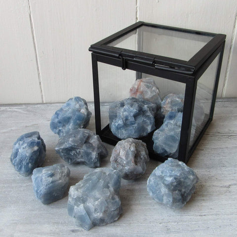 Raw Blue Calcite
