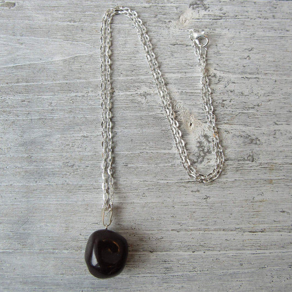 Tumbled Almandine Garnet Necklace