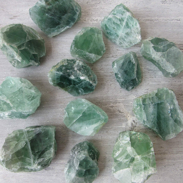 Semi Polished Green Fluorite