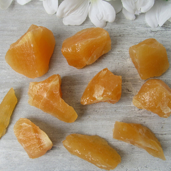 Raw Orange Calcite