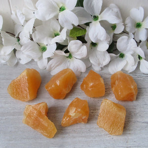 Raw Orange Calcite
