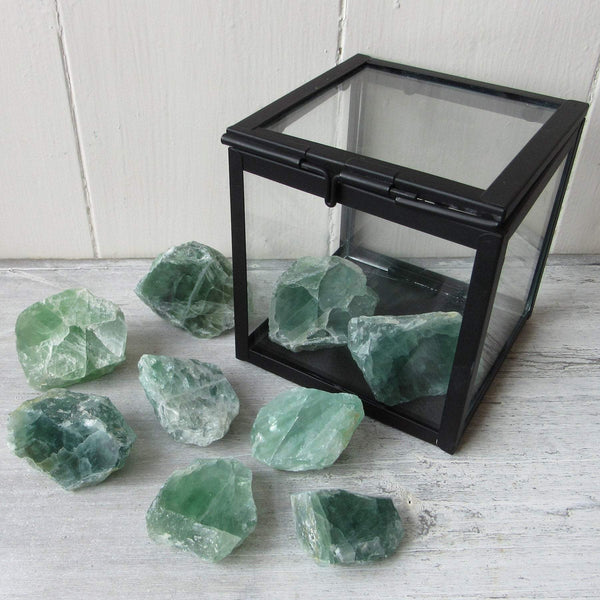 Semi Polished Green Fluorite