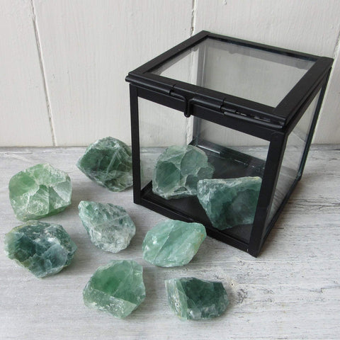 Semi Polished Green Fluorite