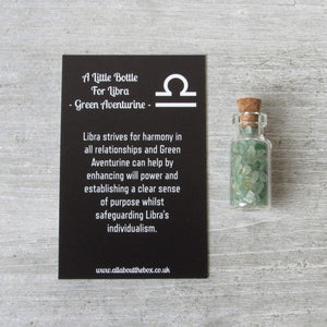 Crystal Bottle For Libra
