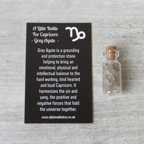 Crystal Bottle For Capricorn