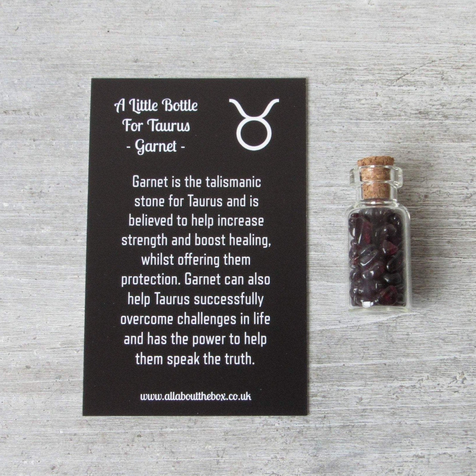 Crystal Bottle For Taurus