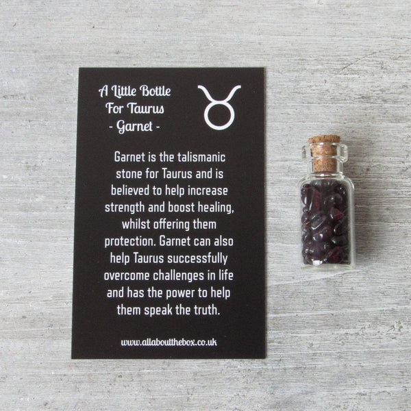 Crystal Bottle For Taurus