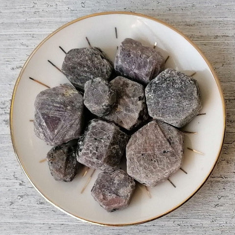 Raw Ruby Hexagons