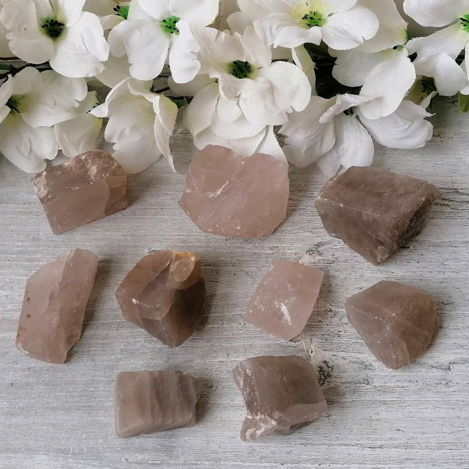 Raw Cloudy Smoky Quartz