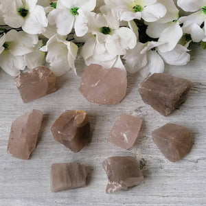Raw Cloudy Smoky Quartz