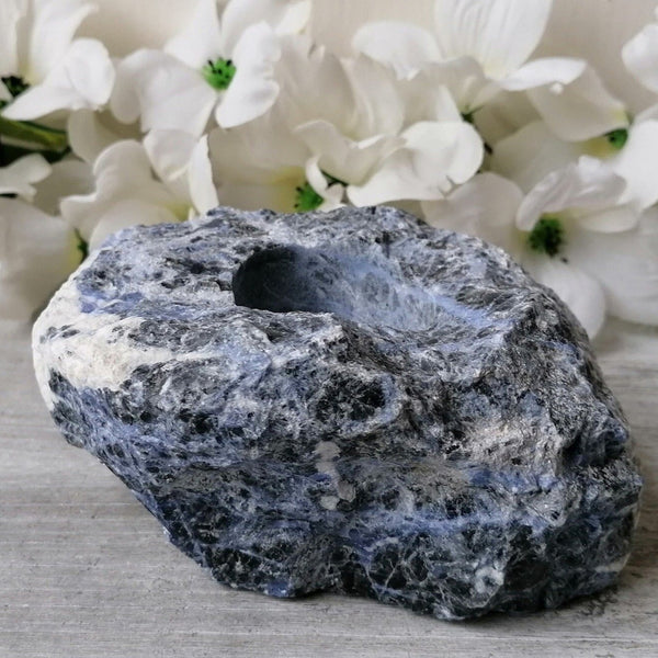 Blue Sodalite Tealight Holder - 004