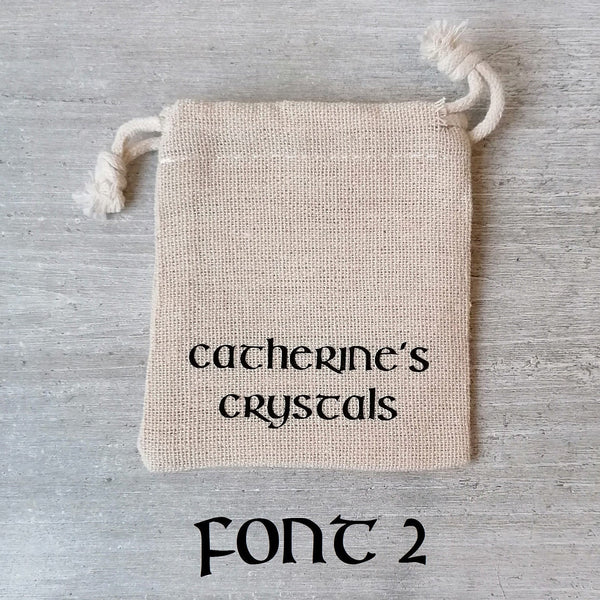 Personalized Crystal Bag - Empty