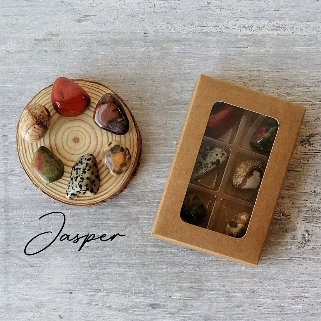 Jasper Tumblestone Set for Nurture & Comfort