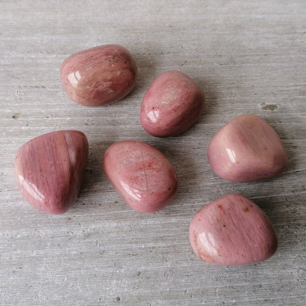 Pink Petrified Wood Tumblestone