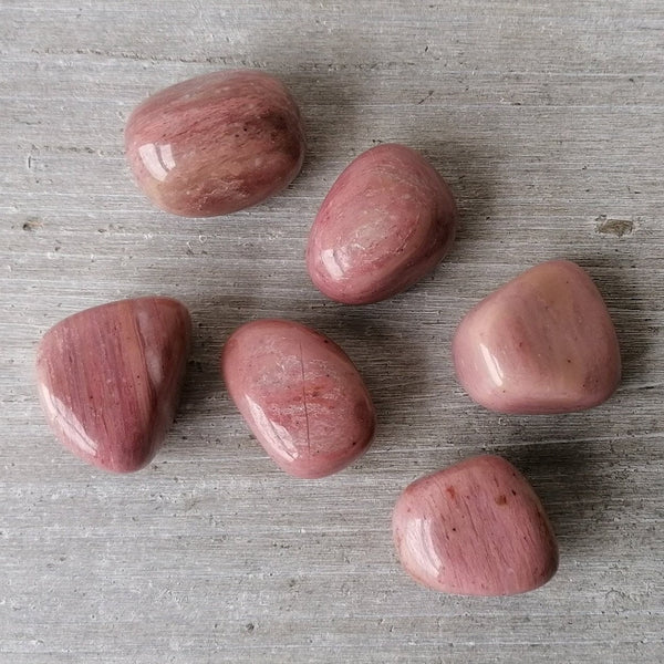 Pink Petrified Wood Tumblestone