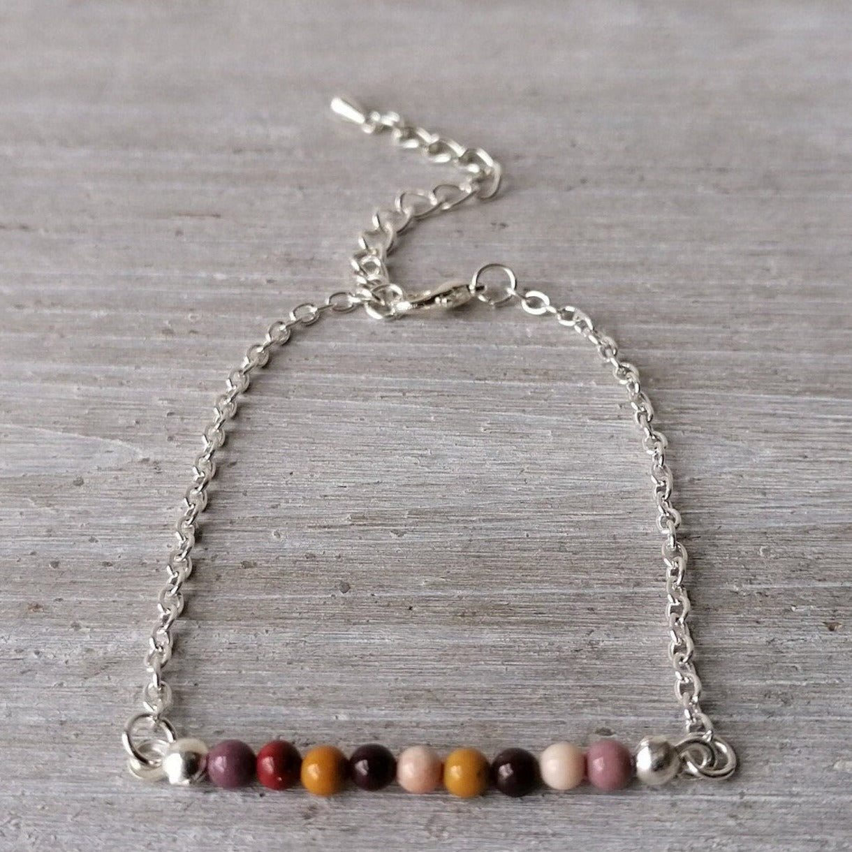 Mookaite Jasper Crystal Bracelet - For The Here & Now