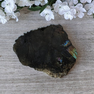 Stunning Labradorite Coaster - Sold As Seen